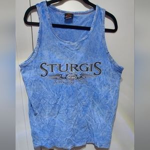 Vintage 2002 Harley Davidson Sturgis Black Hills Rally Tank Top Mens MEDIUM